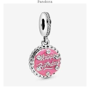Pandora Pink Birthday Cake Dangle Charm